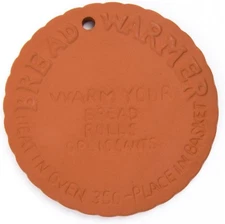 Fox Run Terra Cotta Bread Warmer, Round 4.5 Inches