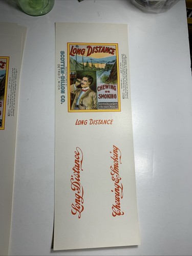 Wholesale Lot Of 25 Vintage Long Distance Tobacco Labels Detroit Michigan 1910’s - Picture 3 of 6