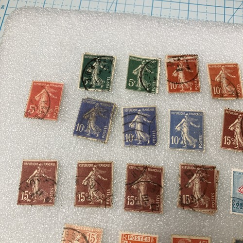 35 USED Vintage 1900-1975 France (Sower) Stamps; Nice Lot- A DEAL/LOOK-$1 Ships. - Picture 6 of 24