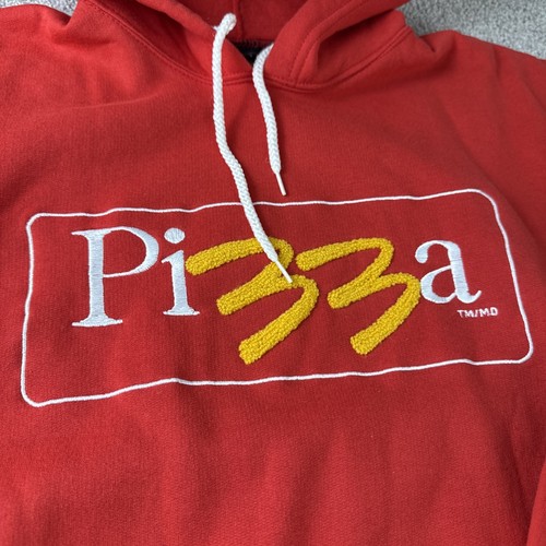 Vintage McDonald’s Pizza McPizza Medium Hoodie rot NEU 80er Jahre - Bild 2 von 6