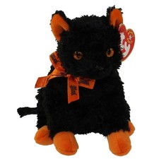 TY Beanie Baby - FRAIDY the Black Cat (6 inch) - MWMTs Stuffed Animal Toy
