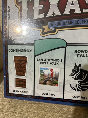 TexasOpoly State of Texas Monopoly Style Board Game Sealed - Bild 2 von 6