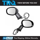 TRQ Mirror Power Blind Spot Detection Paint to Match Pair for Dodge Challenger