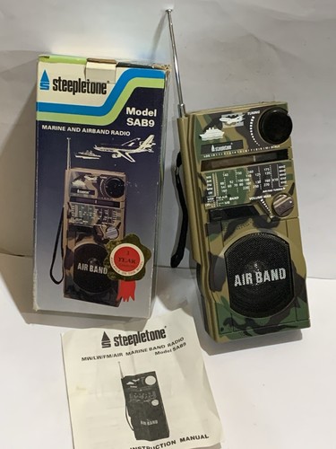 VINTAGE RADIO STEPLETONE MULTI-BAND -FM-AIR CRAFT-MB -LW-MW(AM) 60er-80er Jahre