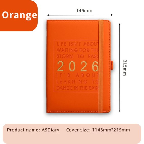 English 2026 Schedule Book A5 365 Day Planner School Office Supplies - Picture 19 of 20