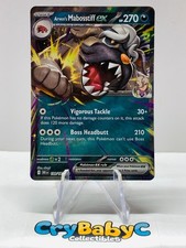 Pokemon Arven's Mabosstiff ex 139/182 Destined Rivals SV Double Rare