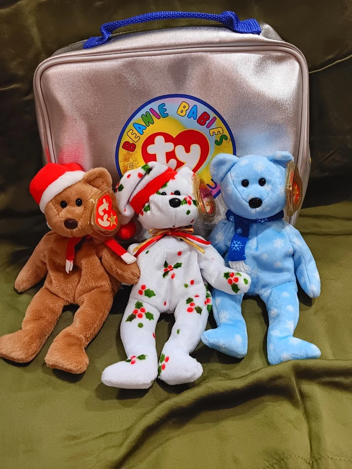 Ty Beanie Baby(Rare Mistake-Brown Nose-97)98 99 Holiday Teddy Bear w/Error Tags - Image 4 of 4