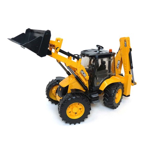 Terna ecologica 1/16 JCB 5CX di Bruder 02454 - Foto 5 di 6