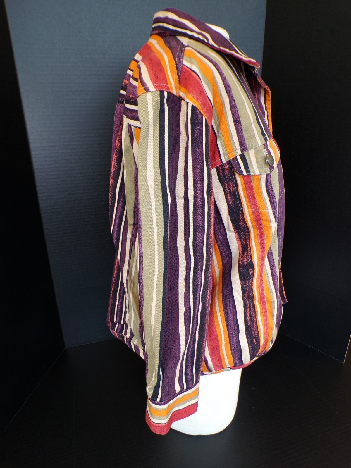 Patrick Christopher Striped Jacket Womens Size XL… - image 3