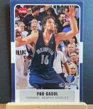 Pau Gasol 2007-08 Fleer #100 Memphis Grizzlies