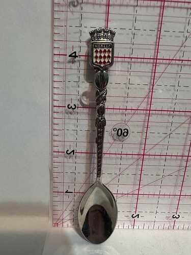 Monaco Crest Emblem  Europe Souvenir Spoon - Bild 2 von 4