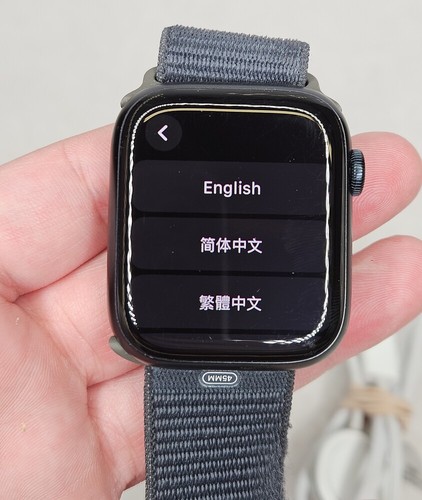 Apple MR9C3LL/A Series 9 45mm GPS Only Smartwatch Smart Watch with Cord - Photo 2 sur 11