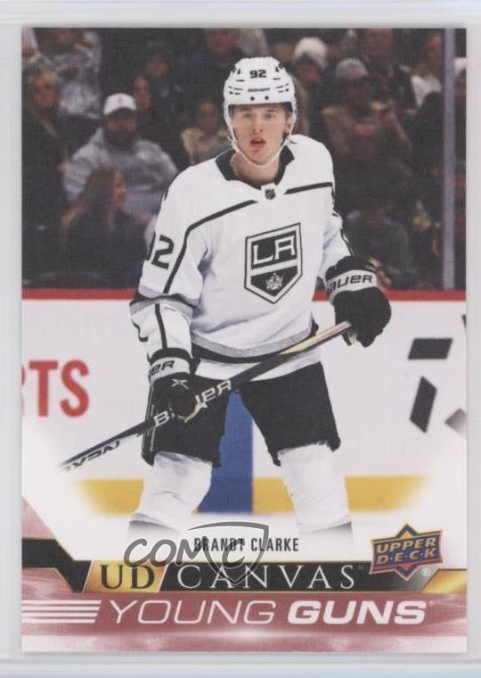 2022-23 Upper Deck Series 2 UD Canvas Young Guns Brandt Clarke #C226 Rookie RC