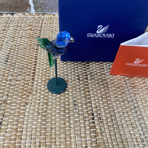 Swarovski Baracoa Tanzanite # 275578 Crystal Paradise Bird with Sterling Silver - Picture 8 of 12