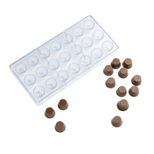 Restaurantware Pastry Tek 10.8x5.3 In Chocolate Molds, 21 Cavities