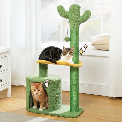 Made4Pets Kratzbaum, Kaktus Katzenturm Katzenbaum Turm 36,5 cm mit Sisal Sc... - Bild 8 von 9