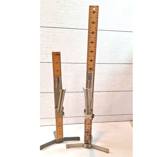 Ditz/Pin It Wooden Adjustable Skirt Hem Marker Measuring Ruler Sewing Tool - Picture 7 of 7