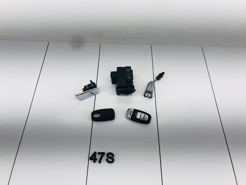 09-17 AUDI Q5 IGNITION SWITCH & CENTRAL LOCK & GLOVE BOX DOOR CYLINDER & KEY OEM - Picture 1 of 13