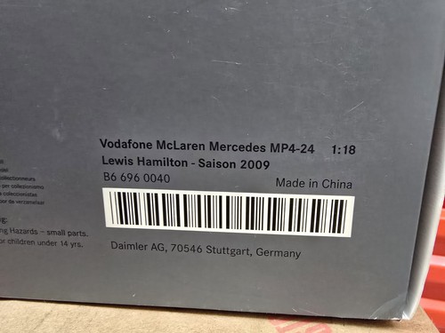 1:18 Minichamps Mp4-24 Lewis Hamilton - Bild 5 von 5