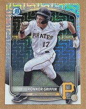 KONNOR GRIFFIN 2025 Bowman Chrome MOJO REFRACTOR ROOKIE Pirates