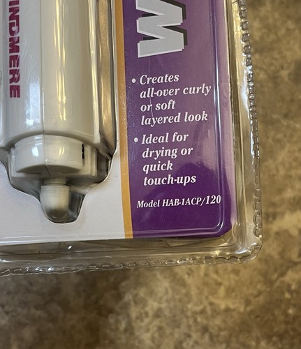 NOS Windmere Brush ‘N Body 3/4 Hot Air Curling Iron Brush New HAB-1ACP/120 - Picture 4 of 7