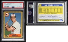 1987 Topps Tiffany Cal Ripken Jr Cal Ripken #784 PSA 9 MINT HOF