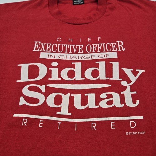 T-shirt vintage taglia XL amministratore delegato responsabile di Diddly Squat ritirato - Foto 3 di 13
