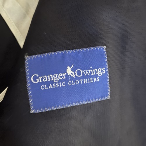 Chaqueta Blazer Loro Piana Granger Owings Lana Negra 40R Medio Forrada Muesca Twister - Imagen 9 de 23