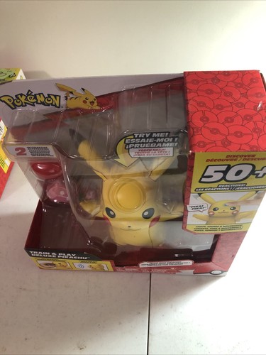 Pokémon Pikachu Train and Play Deluxe Action Figure 4.5" Interactive NEW - Picture 5 of 5