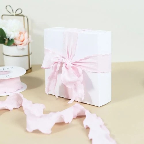 10 Yards Fishtail Yarn Ribbons 2.5cm Gifts Packaging Material DIY Decor - Picture 8 of 23