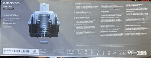 Keyboard SteelSeries Apex Pro Gen 3 OmniPoint 3.0 HyperMagnetic Switches - Picture 3 of 6