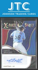 2021 Select Jarred Kelenic X-Factor Signatures Tri-Color Mariners #30/49 Auto