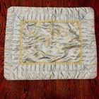 LUXURY CROSILL HOME WISTERIA Pillow Sham 32.5”x26.5” Floral Gold White Lt Blue