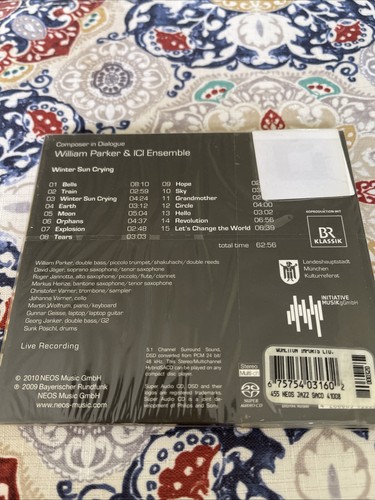 SACD William Parker & ICI Ensemble Hybrid Multichannel/Stereo Disc New - Picture 2 of 2