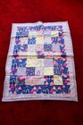 Lilac /blue  Patchwork quilt