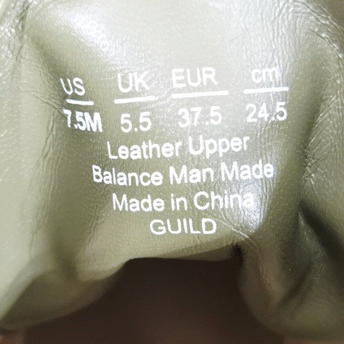 Dr. Scholl's Guild Combat Boot Schnürstiefel oliv Leder Obermaterial Wildleder EUC 7,5 M - Bild 10 von 11