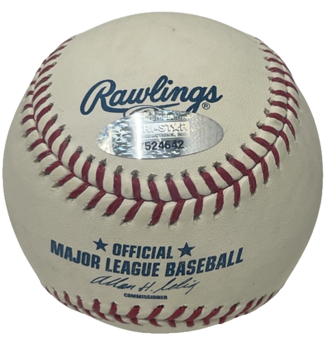 DAVID JUSTICE SIGNED RAWLINGS BASEBALL - ATLANTA BRAVES LEGEND WITH TRISTAR COA - Picture 2 of 2