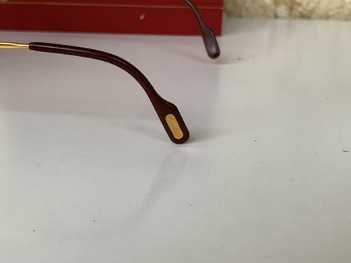 Gafas de sol Cartier Vendome Louis 1983 vintage doradas aviador 59-16 140 caja Francia - Imagen 8 de 24