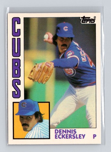 1984 Topps Traded Tiffany #34T Dennis Eckersley Chicago Cubs NRMT Near Mint - Bild 1 von 2