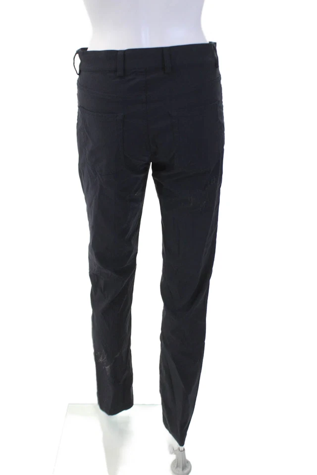 Pantalones Pantalón Golfino para mujer con cremallera tiro medio pierna recta azul marino talla 6 Foto 3 de 4