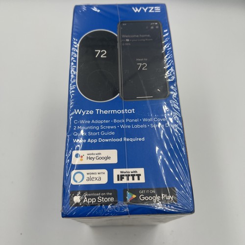 NEW Wyze Smart Thermostat WTHERM WiFi 2.4GHz 24VAC Works with Alexa/Google A14 - Picture 4 of 5
