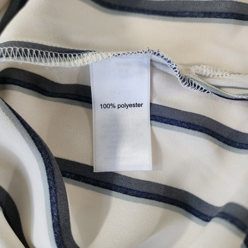 Maurice's Top Women's Size Medium Spaghetti Strap Camisole White & Blue Stripe - Bild 4 von 9