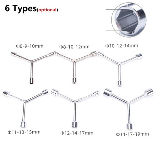 Llave de vaso triangular de acero de aleación de alto carbono tratada térmicamente y cromada - Imagen 5 de 15