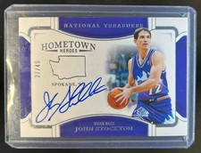 2024-25 National Treasures John Stockton Hometown Heroes Auto #27/49 Jazz
