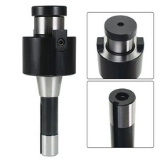 1Pc Hardened and Ground 1-1/2" R8 Shank Shell Milling Arbor Adapter Holder