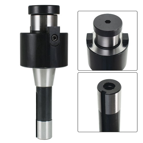 1Pc Hardened and Ground 1-1/2" R8 Shank Shell Milling Arbor Adapter Holder - Picture 1 of 10