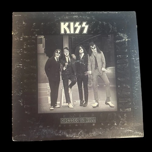 KISS Dressed To Kill 1975 G+/G+/G+ ORIGINAL PRESSING Casablanca VTG Vinyl LP