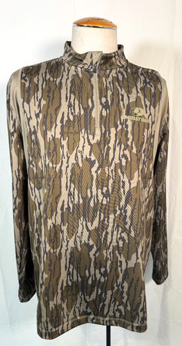 New Mossy Oak Bottomland Kenai Camo Green Hunting Gear Pullover CHO Elite Sz XXL - Picture 3 of 16