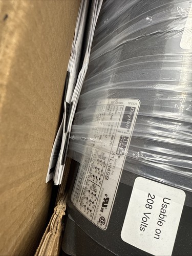 Dayton 31LH49B Three-Phase Industrial Motor, 1 Hp, 56C Frame, 230/460V - Picture 4 of 6