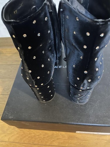 Damenstiefel 8,0 US Yves Saint Laurent Pailletten Samt ein paar Mal... - Bild 3 von 24